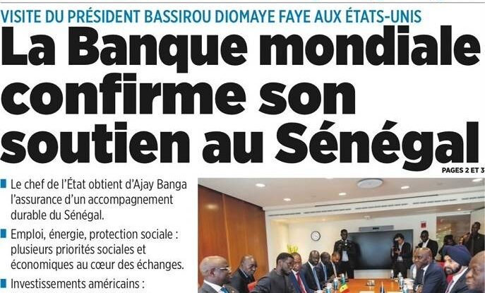 Une du journal Le Soleil du 15 septembre 2026 mettant en avant « Agroécologie à Niaguis : Les femmes sèment le changement »